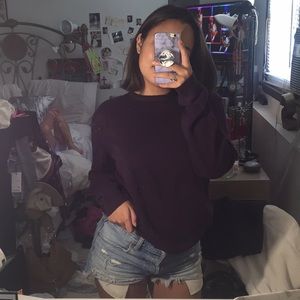 Vintage Oversized purple crewneck